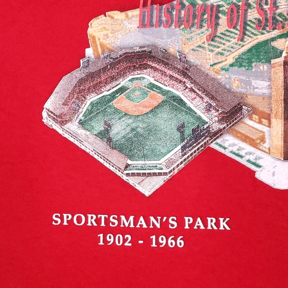 2005 History of St Louis Cardinals Baseball Y2K Stanley Frank Musial T-shirt - Picture 5 of 8